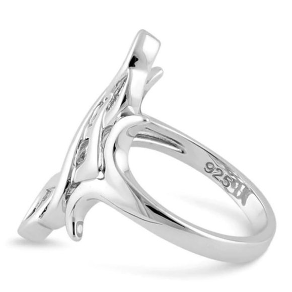 925 STERLING SILVER Large Celtic Irish Endless Knot Ring - Picture 15 of 16